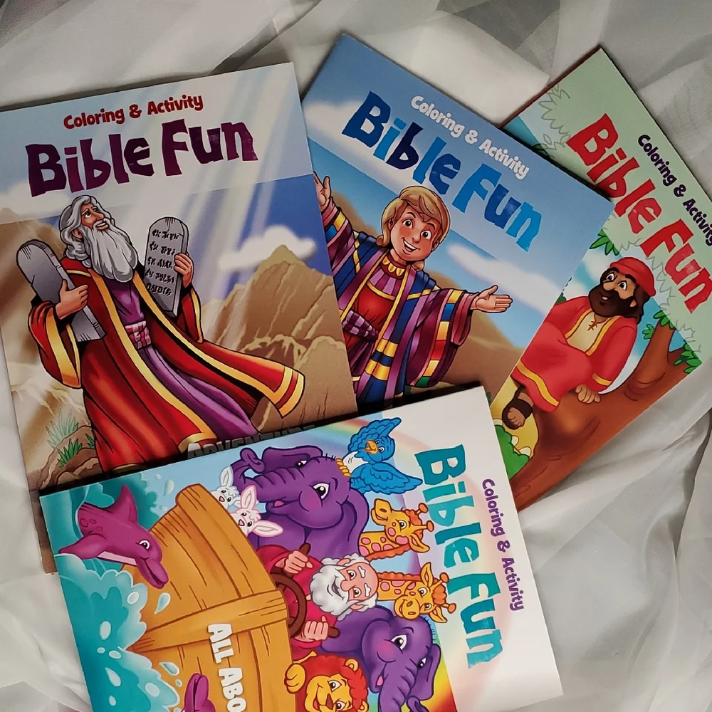 Bible Fun Coloring & Activity Books for Kids